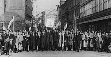 Demonstration of the people of Belgrade against the government of the Kingdom of Yugoslavia and its pact with Nazi Germany